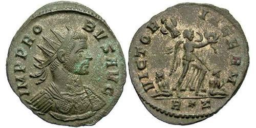 1 Antoninien Empire romain (27BC-395) Argent/Cuivre Probus (232-282)