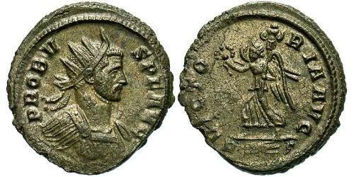1 Antoninien Empire romain (27BC-395) Argent/Cuivre Probus (232-282)