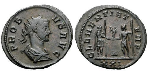 1 Antoninien Empire romain (27BC-395) Argent/Cuivre Probus (232-282)