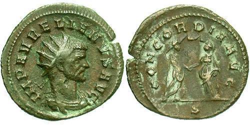 1 Antoninien Empire romain (27BC-395) Argent/Cuivre Aurélien (215-275)