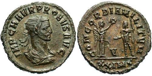 1 Antoninien Empire romain (27BC-395) Argent/Cuivre Probus (232-282)