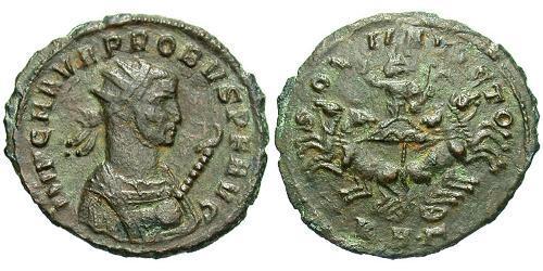 1 Antoninien Empire romain (27BC-395) Argent/Cuivre Probus (232-282)