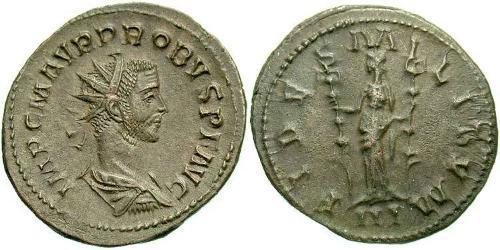 1 Antoninien Empire romain (27BC-395) Argent/Cuivre Probus (232-282)