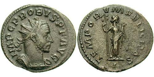 1 Antoninien Empire romain (27BC-395) Argent/Cuivre Probus (232-282)