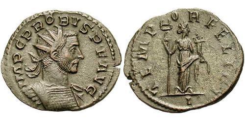 1 Antoninien Empire romain (27BC-395) Argent/Cuivre Probus (232-282)