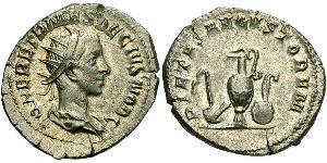 1 Antoninien Empire romain (27BC-395) Bronze Herennius Etruscus (227-251)