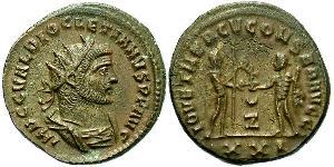 1 Antoninien Empire romain (27BC-395) Bronze Dioclétien (244-311)