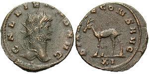 1 Antoninien Empire romain (27BC-395) Bronze Gallien (218-268)