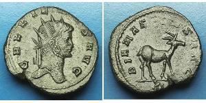 1 Antoninien Empire romain (27BC-395) Bronze Gallien (218-268)