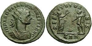 1 Antoninien Empire romain (27BC-395) Bronze Aurélien (215-275)