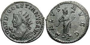 1 Antoninien Empire romain (27BC-395) Bronze Dioclétien (244-311)
