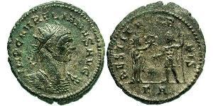 1 Antoninien Empire romain (27BC-395) Bronze Aurélien (215-275)