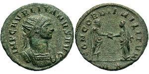 1 Antoninien Empire romain (27BC-395) Bronze Aurélien (215-275)