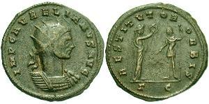 1 Antoninien Empire romain (27BC-395) Bronze Aurélien (215-275)