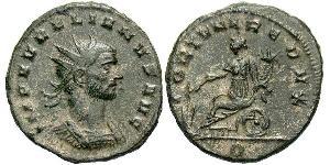 1 Antoninien Empire romain (27BC-395) Bronze Aurélien (215-275)