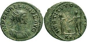 1 Antoninien Empire romain (27BC-395) Bronze Aurélien (215-275)