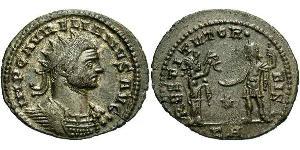 1 Antoninien Empire romain (27BC-395) Bronze Aurélien (215-275)
