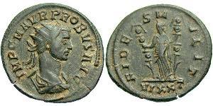 1 Antoninien Empire romain (27BC-395) Bronze Probus (232-282)