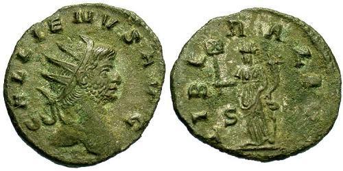 1 Antoninien Empire romain (27BC-395) Bronze Gallien (218-268)