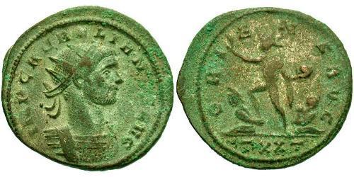 1 Antoninien Empire romain (27BC-395) Bronze Aurélien (215-275)