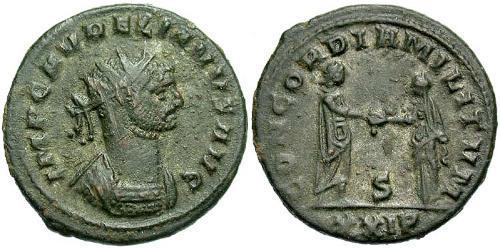 1 Antoninien Empire romain (27BC-395) Bronze Aurélien (215-275)