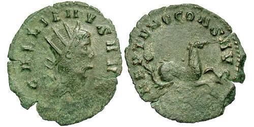 1 Antoninien Empire romain (27BC-395) Bronze Gallien (218-268)