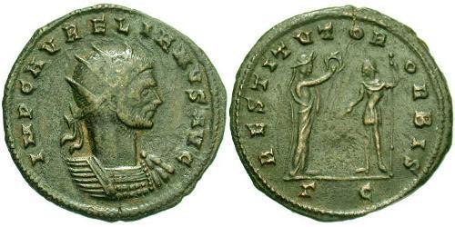 1 Antoninien Empire romain (27BC-395) Bronze Aurélien (215-275)