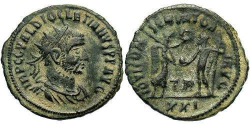 1 Antoninien Empire romain (27BC-395) Bronze Dioclétien (244-311)