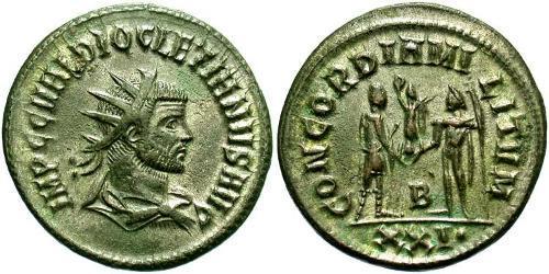 1 Antoninien Empire romain (27BC-395) Bronze Dioclétien (244-311)