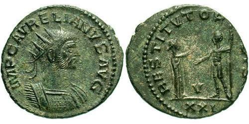 1 Antoninien Empire romain (27BC-395) Bronze Aurélien (215-275)