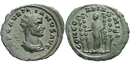 1 Antoninien Empire romain (27BC-395) Bronze Aurélien (215-275)