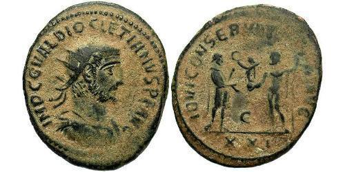 1 Antoninien Empire romain (27BC-395) Bronze Dioclétien (244-311)