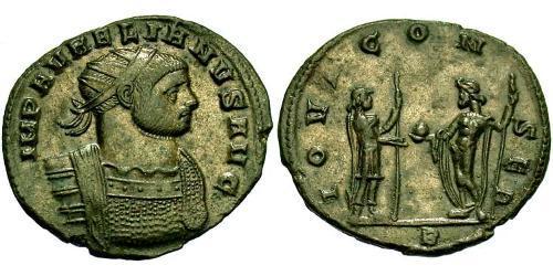 1 Antoninien Empire romain (27BC-395) Bronze Aurélien (215-275)