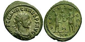 1 Antoninien Empire romain (27BC-395)  Carus (230-283)