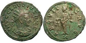 1 Antoninien Empire romain (27BC-395)  Claude II  (213-270)