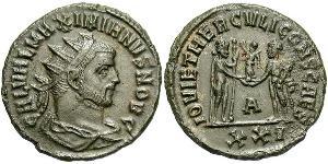 1 Antoninien Empire romain (27BC-395)  Maximien Galère (260-311)