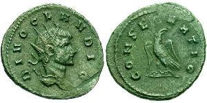 1 Antoninien Empire romain (27BC-395)  Claude II  (213-270)