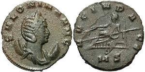 1 Antoninien Empire romain (27BC-395)  Salonina (?-268)