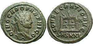 1 Antoninien Empire romain (27BC-395)  Carus (230-283)