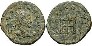 1 Antoninien Empire romain (27BC-395)  Claude II  (213-270)