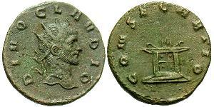 1 Antoninien Empire romain (27BC-395)  Claude II  (213-270)