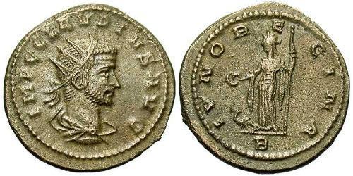 1 Antoninien Empire romain (27BC-395)  Claude II  (213-270)