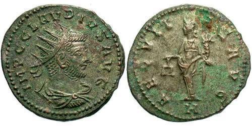 1 Antoninien Empire romain (27BC-395)  Claude II  (213-270)