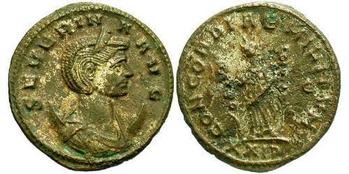 1 Antoninien Empire romain (27BC-395)  Ulpia Severina (?-?)