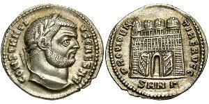 1 Argenteus Empire romain (27BC-395) Argent Constantin I (272 - 337)