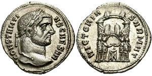 1 Argenteus Empire romain (27BC-395) Argent Constantin I (272 - 337)
