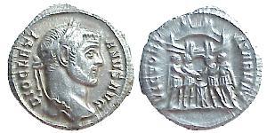 1 Argenteus Römische Kaiserzeit (27BC-395) Silber Diocletian (244-311)