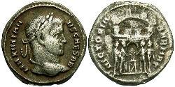 1 Argenteus Roman Empire (27BC-395) Silver Galerius Maximianus (260-311)