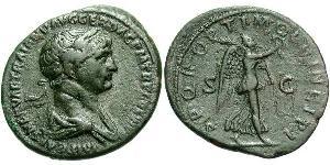1 As Imperio romano (27BC-395) Bronce Trajano (53-117)