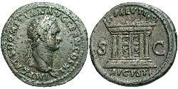 1 As Empire romain (27BC-395) Bronze Domitien (51-96)